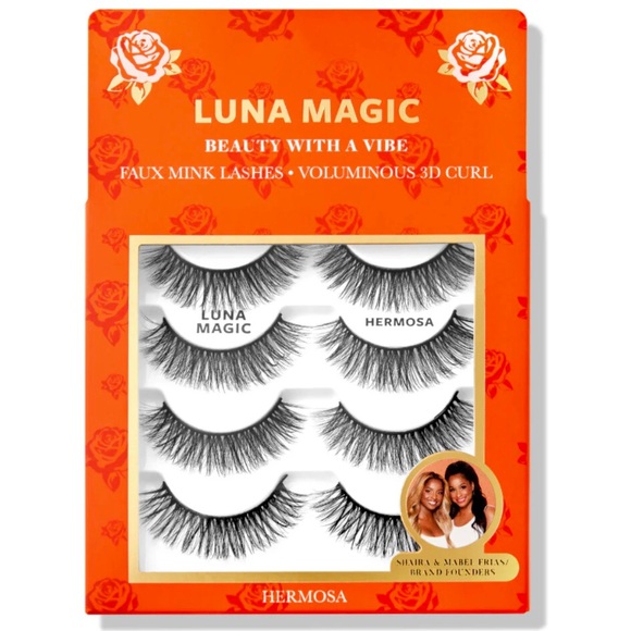 New 4 Pair Luna Magic ‘Hermosa’ Faux Mink Lashes - Picture 1 of 12